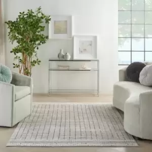 Image of Quarry QUA13 Ivory Grey 114cm x 175cm - Grey and Ivory