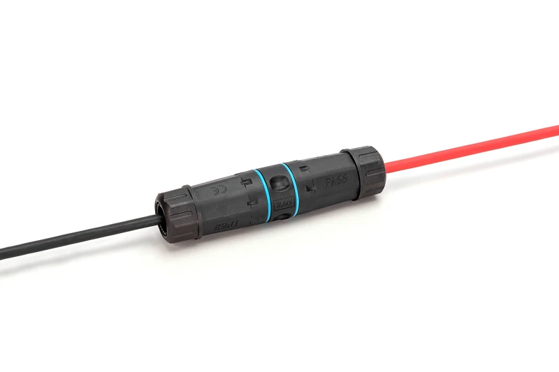 Image of Digitus CAT 6A outdoor connection. protection class IP68. RJ45 to RJ45