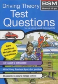 Image of Driving Theory Test Questions by British School of Motoring Paperback