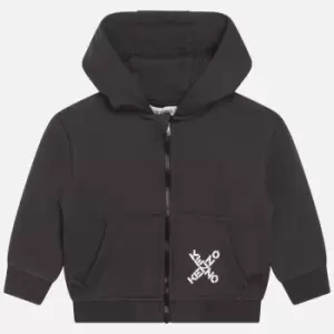 KENZO Boys Tracksuit Jacket - Dark Grey - 10 Years