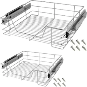 Image of Telescopic Retrofit Drawer 2Pcs Set 60cm
