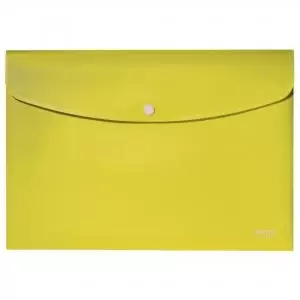 Image of Leitz Recycle Polypropylene Document Wallet With Push Button Closure