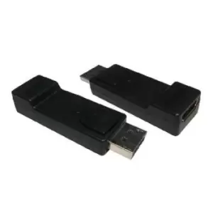Image of Cables Direct HDHDPORT-005 cable gender changer Display Port 20pin HDMI Black