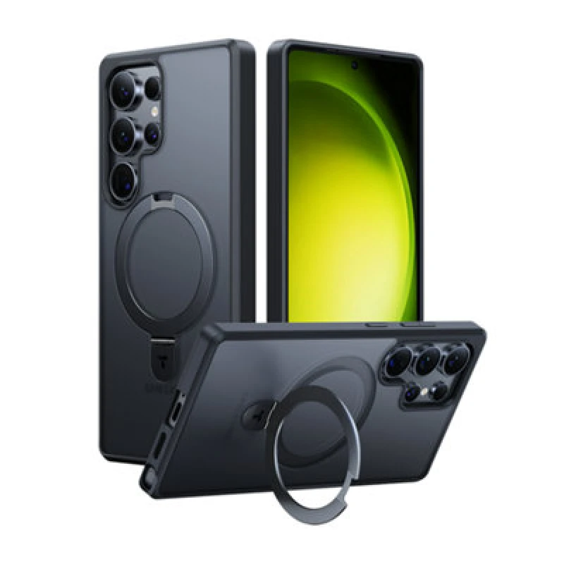 Image of Torras Ostand Case For Samsung S25 Ultra Black