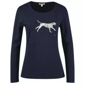 Image of Barbour Womens Homeswood L/S Tee Navy 12