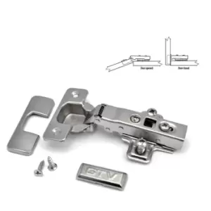 Image of GTV Soft Close Kitchen Cabinet Door Hinge 35mm with Screws, Pack of 100