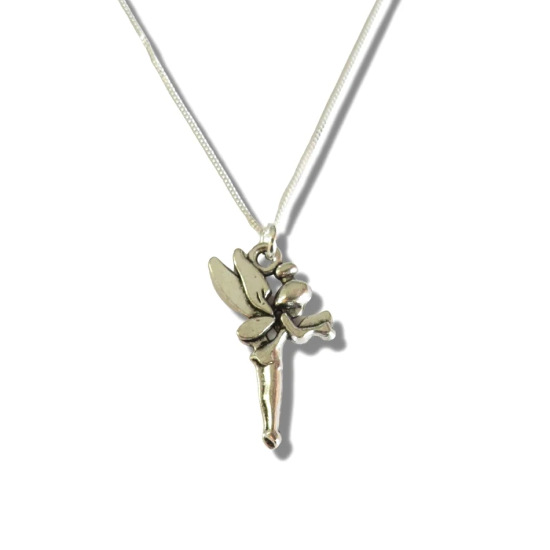 Image of Aye Do Gifts Girls Magical Fairy Silver Necklace Girls Birthday Gift - 18"