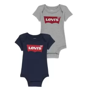 image of Levis 2pc Batwing T-Shirts Unisex Babies - Grey