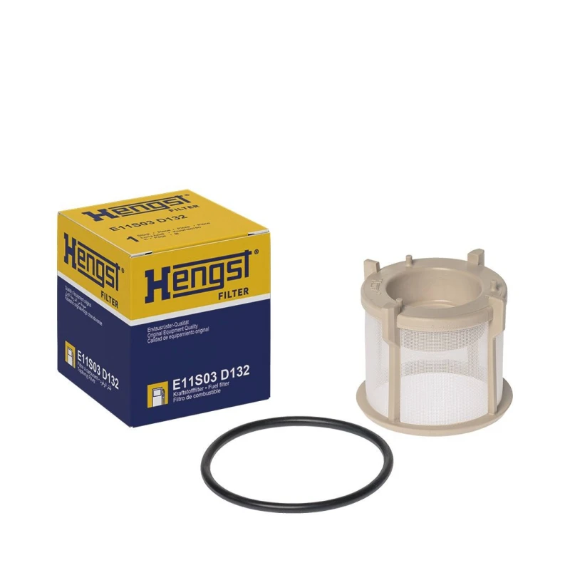 Image of HENGST FILTER E11S03 D132 Fuel Filter with gaskets/seals Fuel filter (9)