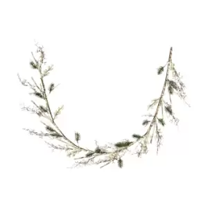 Image of Frosted Berries and Paper Bark Garland White