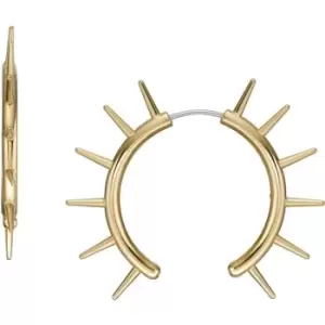 Image of Diesel Mens Diesel STEEL Earrings - Gold