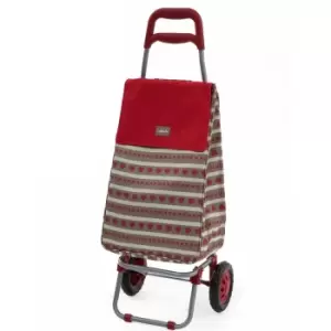 Image of Sabichi Home Bistro Red 2 Wheel Shopping Trolley