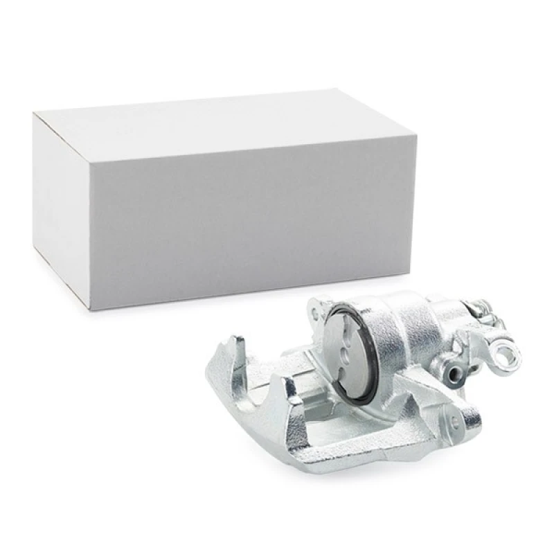 Image of RIDEX REMAN 78B0129R Brake caliper Front Axle, without holder Grey Cast Iron Brake Caliper (78)