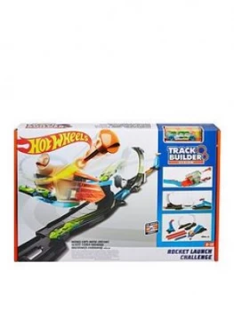 Image of Hot Wheels Track Builder Rocket Launch Challenge Playset