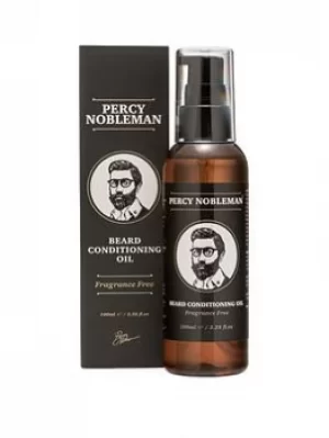 image of Percy Nobleman Fragrance Free Beard Conditioning Oil 100Ml