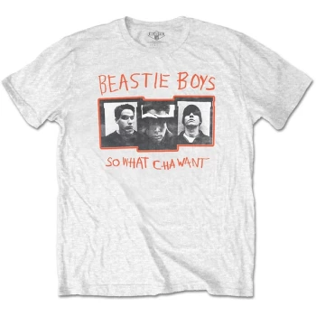 Image of The Beastie Boys - So What Cha Want Unisex Large T-Shirt - White