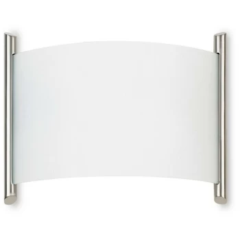 Image of Forlight Niza - Flush Wall Fixture Satin Nickel E27 60W 970lm