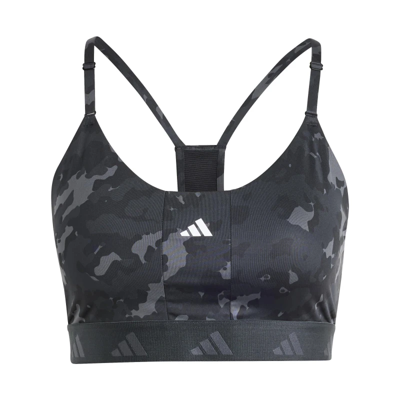 Image of adidas Aeroreact Training Light-Support Techfit Bra - Grey Grey 32B