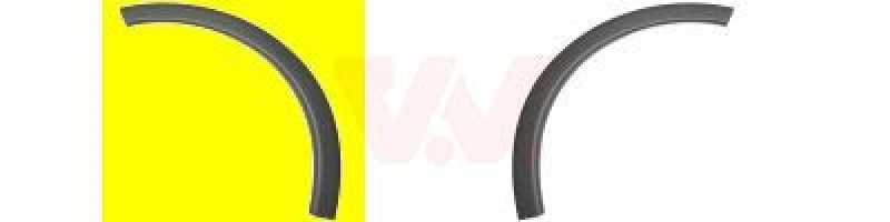Image of VAN WEZEL Fender flare VAN WEZEL 3777525