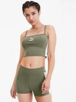 Image of Puma Classics Bralette - Khaki