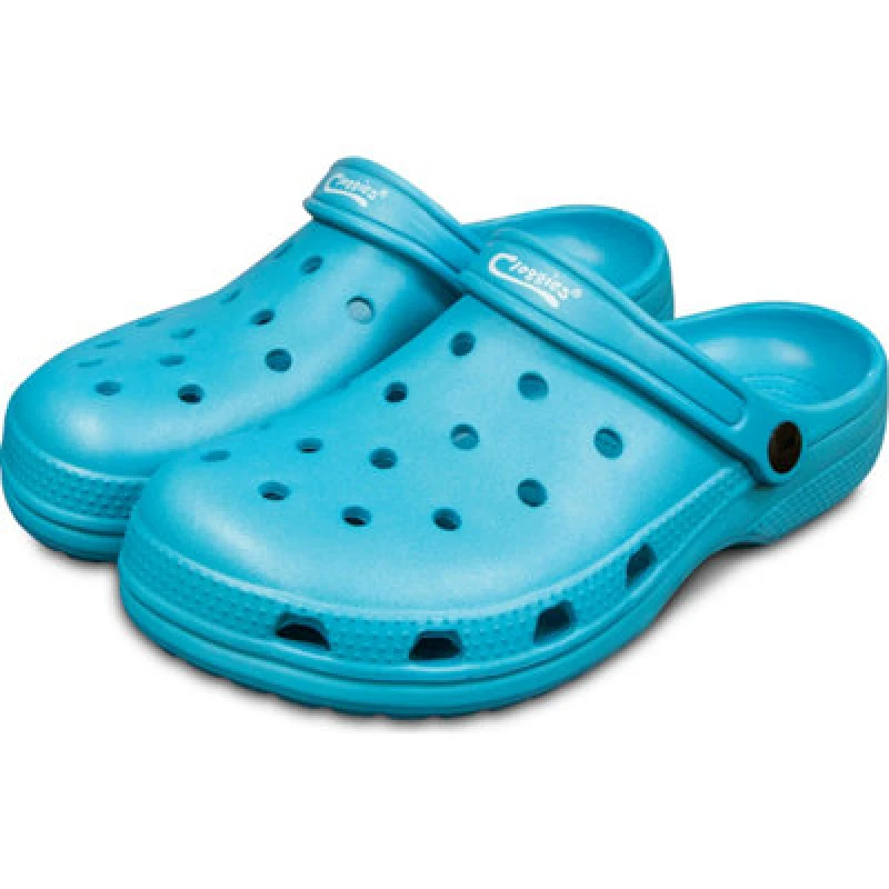 Image of Town and Country Casual Cloggies Garden Shoes Teal Size 8