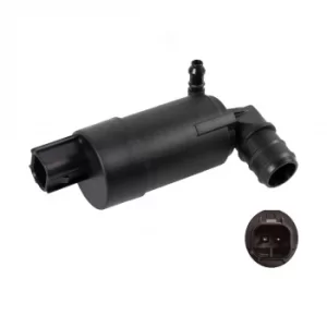 Image of Windscreen Washer Pump Water Pump window cleaning 45038 by Febi Bilstein