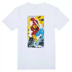 image of Name it MARVEL boys's Childrens T shirt in White - Sizes 8 years,10 years,12 years,7 years