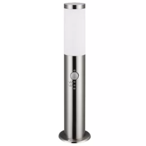 Image of Dahlia Outdoor Light Stainless Steel Silver with motion sensor