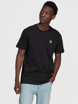 Image of adidas Originals Essential T-Shirt - Black Size M Men