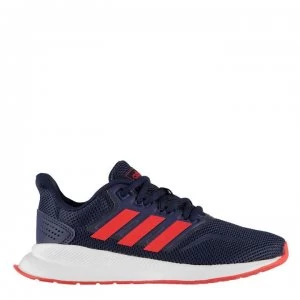 Image of adidas Falcon Trainers Junior Boys - Navy/Red/Wht