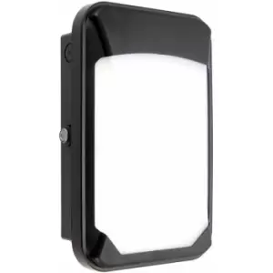 Image of Loops - Outdoor IP65 Commercial Bulkhead Wall Light - Cool White LED - Photocell Sensor