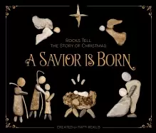 Image of savior is born rocks tell the story of christmas