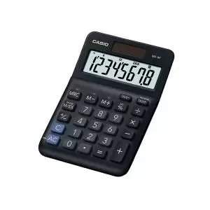 Image of Casio MS-8F 8 Digit Mini Desk Calculator Black MS-8F CS61538