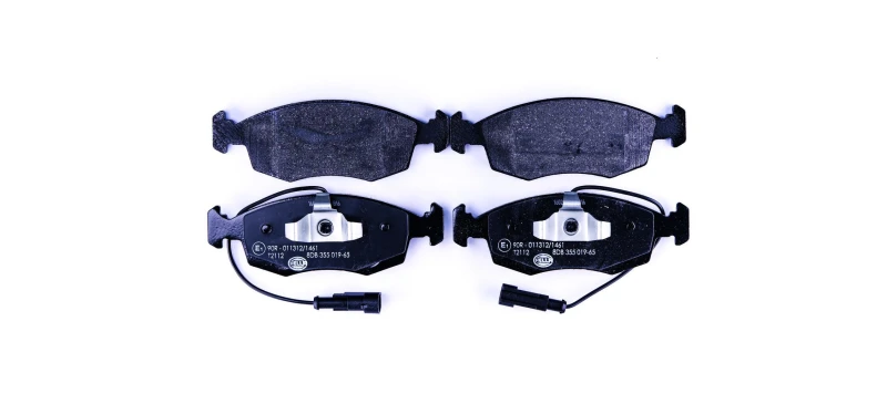 Image of HELLA Brake pad set HELLA 8DB 355 019-651