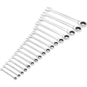 Image of Draper Hi Torq 17 Piece Ratchet Combination Spanner Set