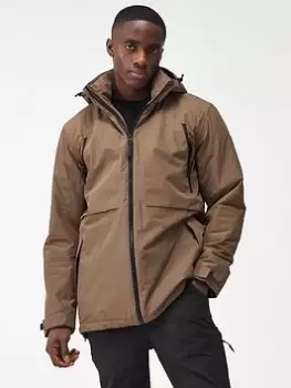 Image of Regatta Larrick Waterproof Jacket - Khaki, Size 3XL, Men