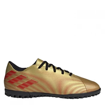 Image of adidas Nemeziz Messi .4 Astro Turf Trainers - GoldMet/Scarlet