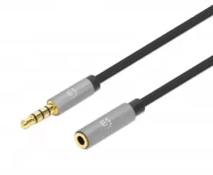 Image of Manhattan Stereo Audio 3.5mm Extension Cable, 5m, Male/Female,...