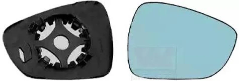 Image of VAN WEZEL 0963838 Wing Mirror Glass * HAGUS * Right Mirror Glass,outside mirror (1914)