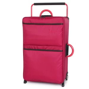 IT Luggage Worlds Lightest 2 Wheel Large Persian Red Suitcase