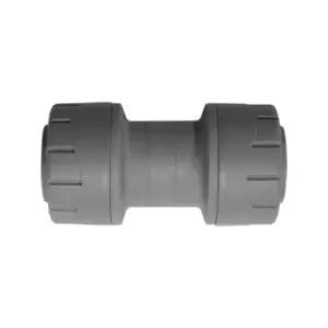 image of Polypipe PolyPlumb Straight Coupler 15mm - PB015 - 970647