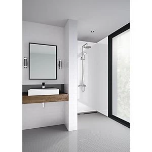 image of Mermaid Elite Artico Post Form Single Shower Panel 2420 x 1200mm