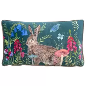 Image of Willow Rabbit Cushion Multi / 30 x 50cm / Cover Only