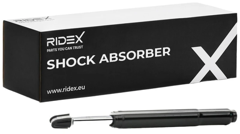 Image of RIDEX 854S1317 Shock absorber Front Axle, Gas Pressure, Twin-Tube, Suspension Strut Insert, Top pin Shock Absorber (854)