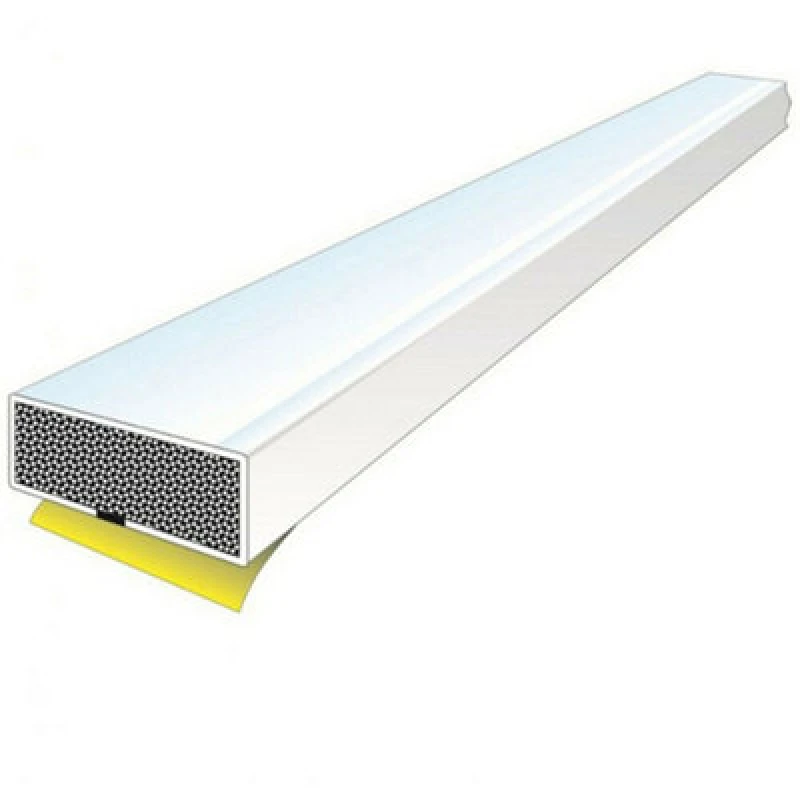 Image of Loops 5 PACK Fire Door Seal Strip 2100 x 10 x 4mm Intumescent Fire Stop White White