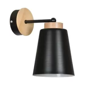Image of Emibig Periot Black Dome Wall Lamp 1x E27