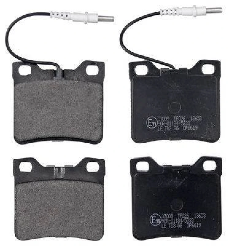 Image of A.B.S. 37009 Brake pad set with integrated wear sensor Brake Pad Set,disc brake (402)