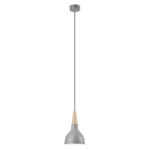 Image of Francesca Dome Pendant Ceiling Lights Silver, 1x E27