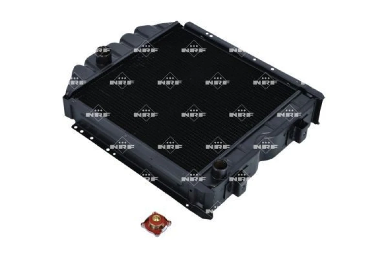 Image of NRF 530030 Engine radiator EASY FIT Brazed cooling fins, Copper, with lid Copper Radiator,engine cooling (470)