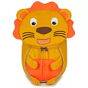 image of Affenzahn LENA LION boys's Childrens Backpack in Orange - Sizes One size